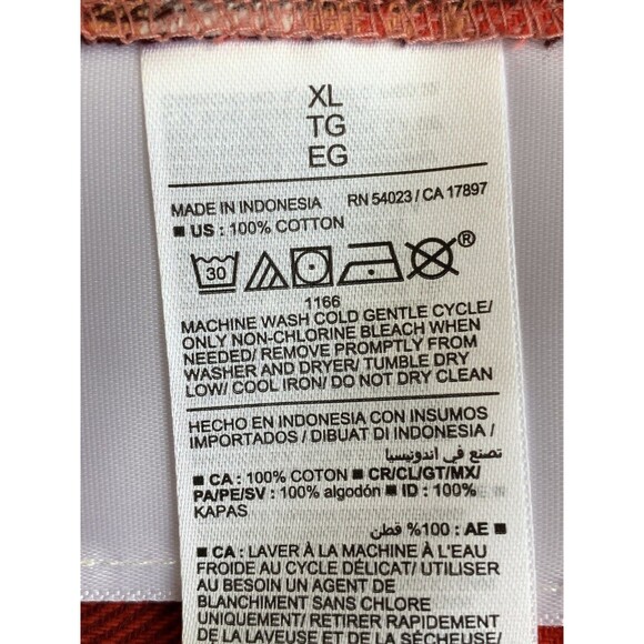 NWT Women's Old Navy Multi Red Plaid Flannel Loose Boyfriend Tunic Shirt XL - Picture 7 of 7